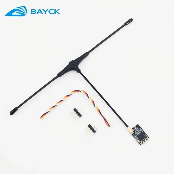 BAYCK ELRS 915MHz / 2.4GHz NANO ExpressLRS Receiver With T Type Antenna Support Wifi Upgrade for RC FPV Traversing Fpv Parts